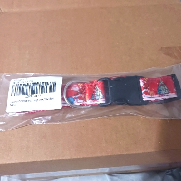 Christmas Dog collar - Picture 2 of 3